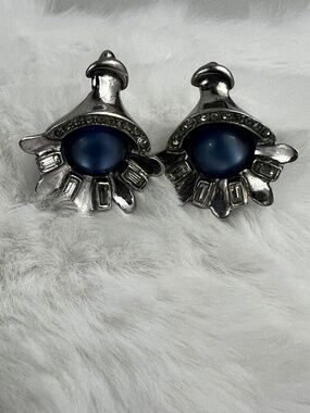 Marslieu Vintage Sterling Screw Back Earrings
